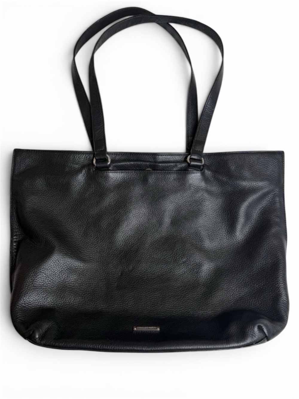Rebecca Minkoff Soft Black Pebbled Leather Tote